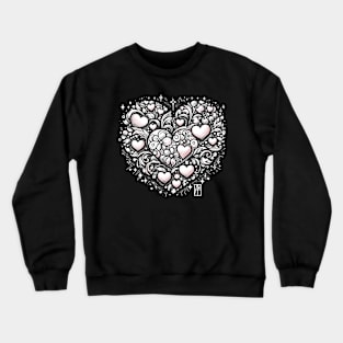 Heart for you - Valentine's Day - Heart shape - Harts Crewneck Sweatshirt